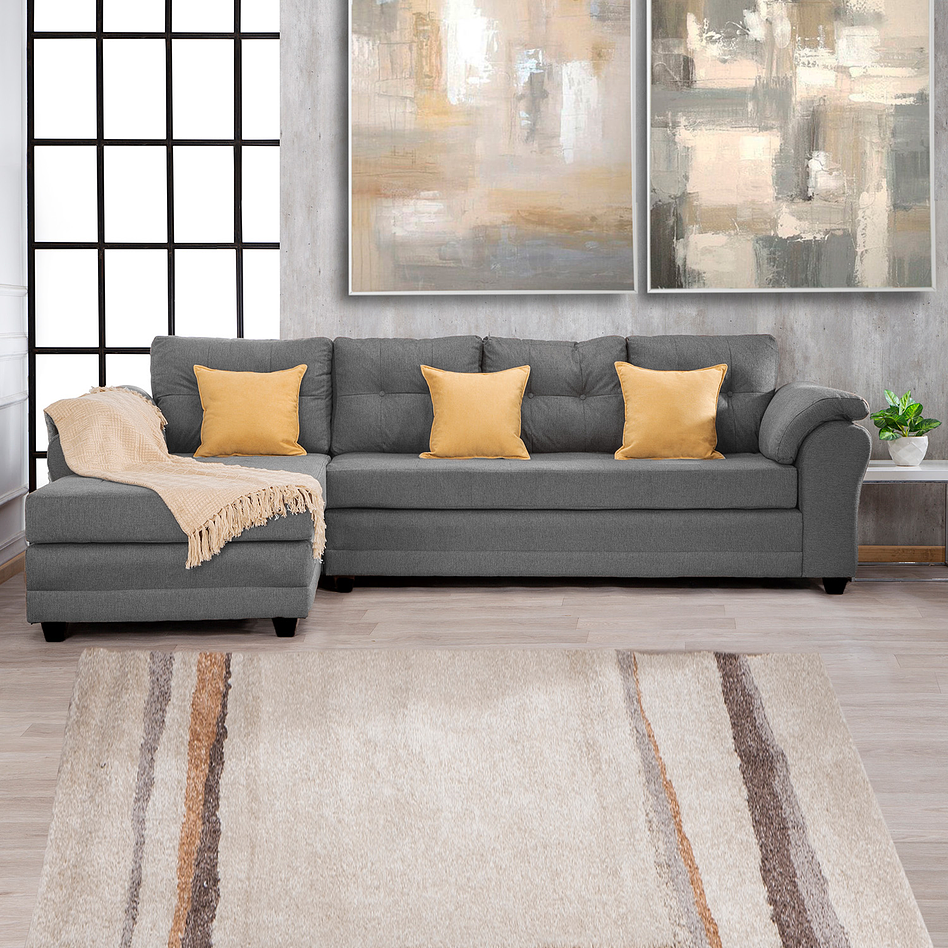 Seccional Journey Tela Gris - Izquierdo 2