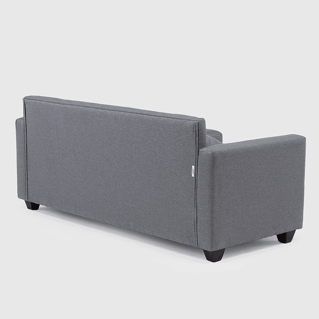 Seccional Charlotte Intercambiable Tela Gris 3.1 4