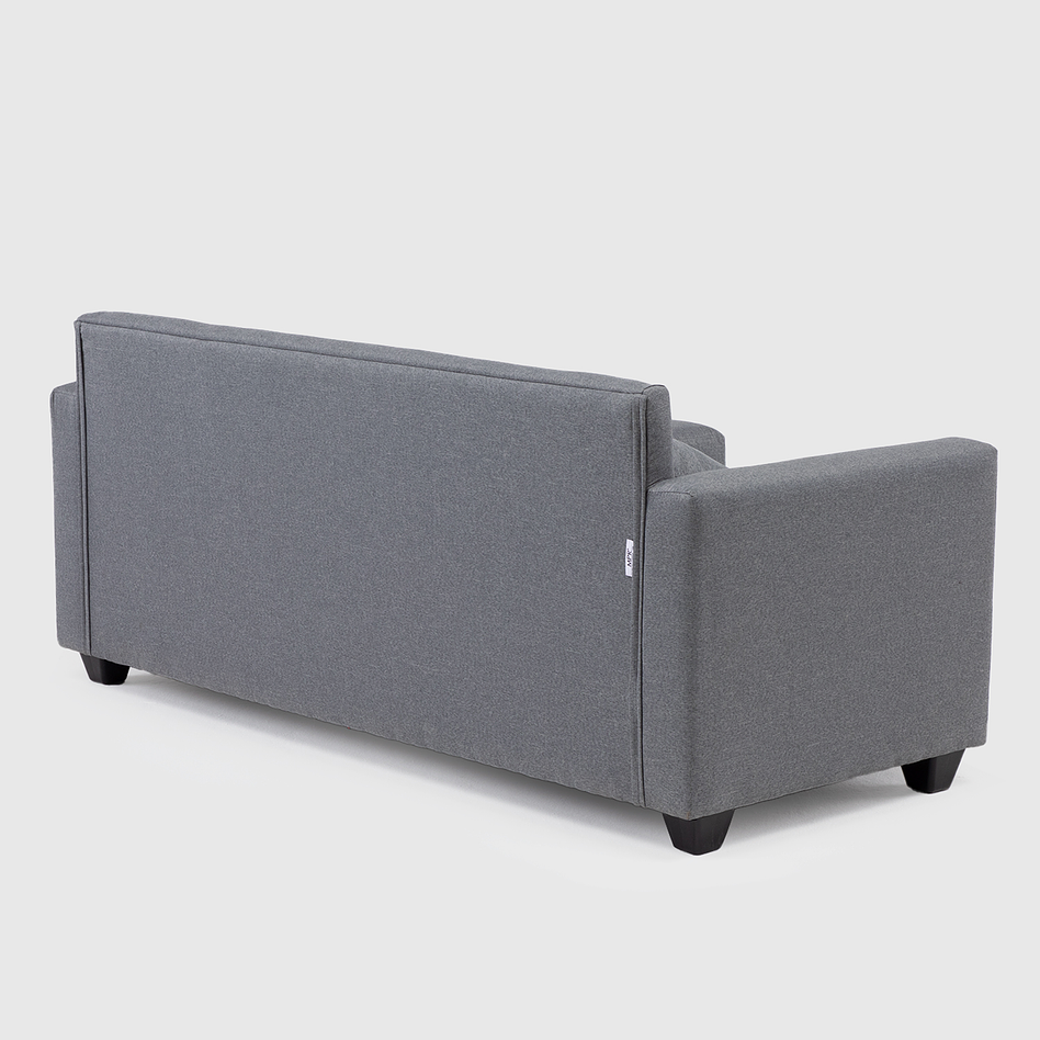 Seccional Charlotte Intercambiable Tela Gris 3.1 4