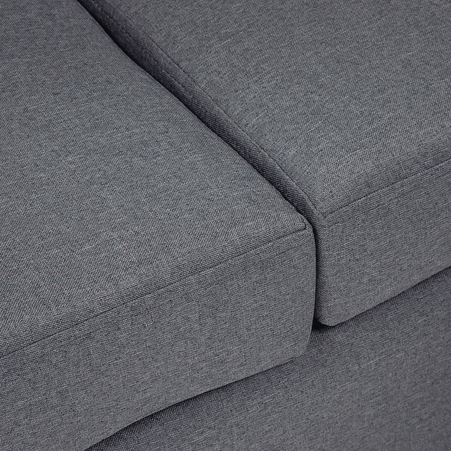 Seccional Charlotte Intercambiable Tela Gris 3.1 8