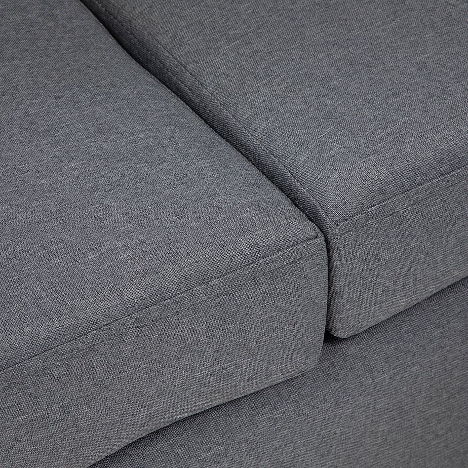 Seccional Charlotte Intercambiable Tela Gris 3.1 8