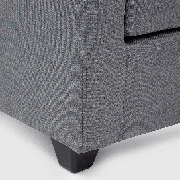 Seccional Charlotte Intercambiable Tela Gris 3.1 9