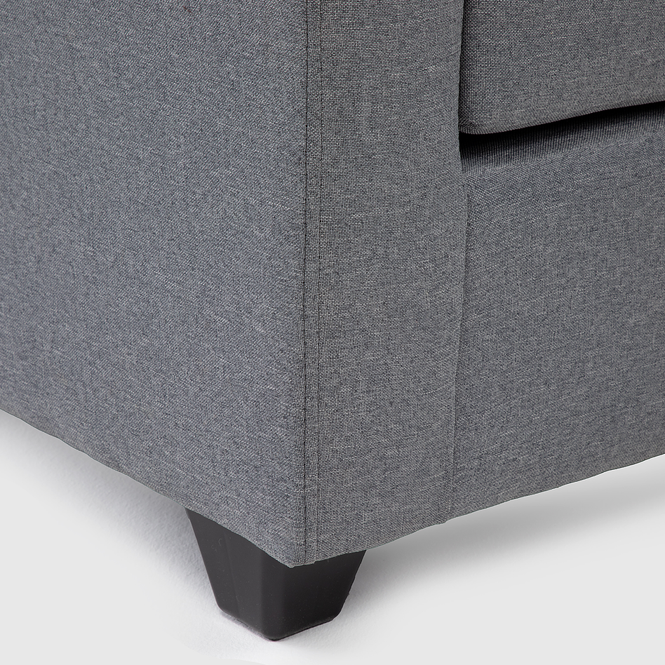 Seccional Charlotte Intercambiable Tela Gris 3.1 9