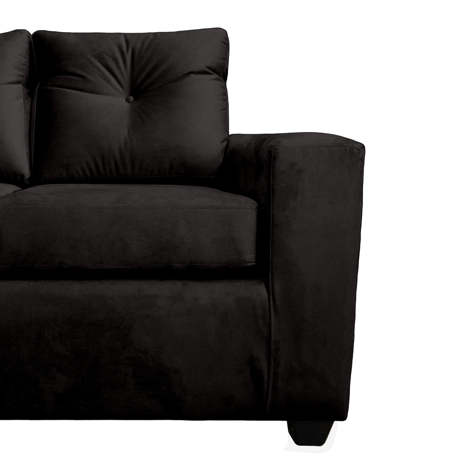 Seccional Azalea Intercambiable Felpa Negro 3.1 5