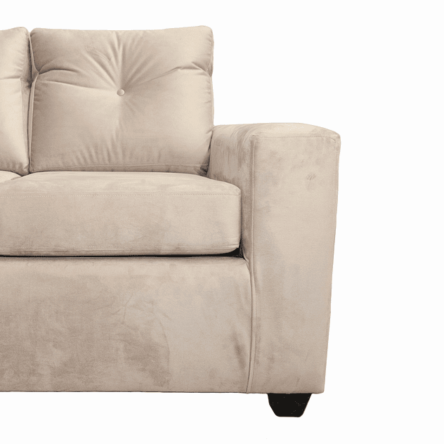 Seccional Azalea Intercambiable Felpa Beige 3.1 4