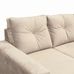 Seccional Azalea Intercambiable Felpa Beige 3.1 - Miniatura 5