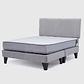 Cama Feel + Respado Rest 2 Plaza - Gris - Miniatura 1