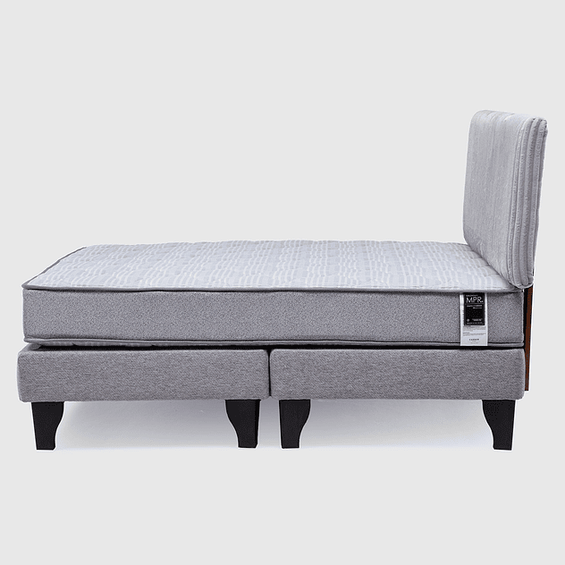 Cama Feel + Respado Rest 2 Plaza - Gris 4