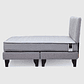 Cama Feel + Respado Rest 2 Plaza - Gris - Miniatura 4