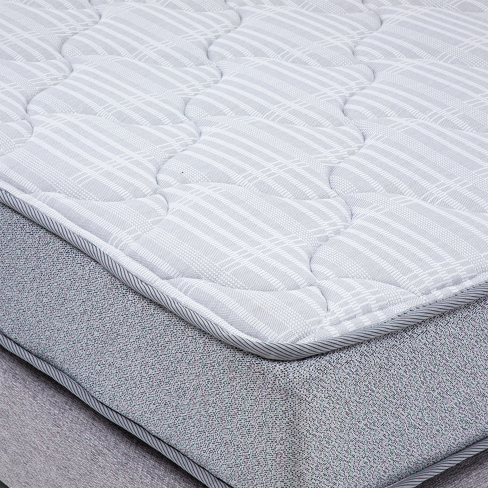 Cama Feel + Respado Rest 2 Plaza - Gris 5