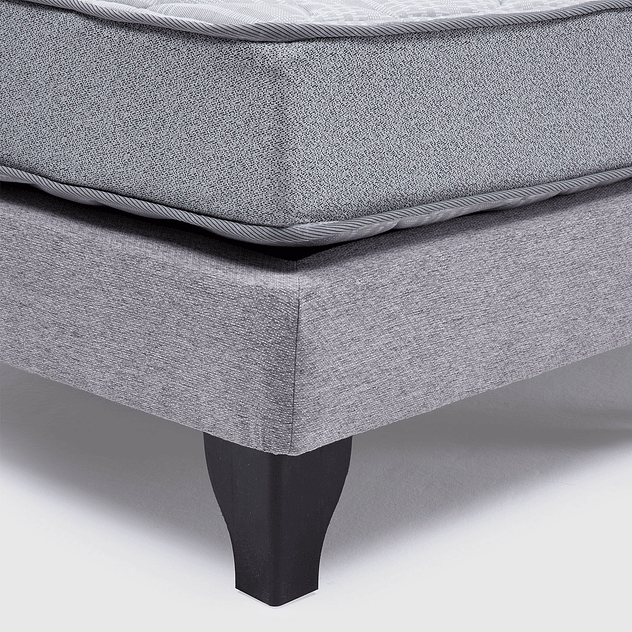 Cama Feel + Respado Rest 2 Plaza - Gris 6