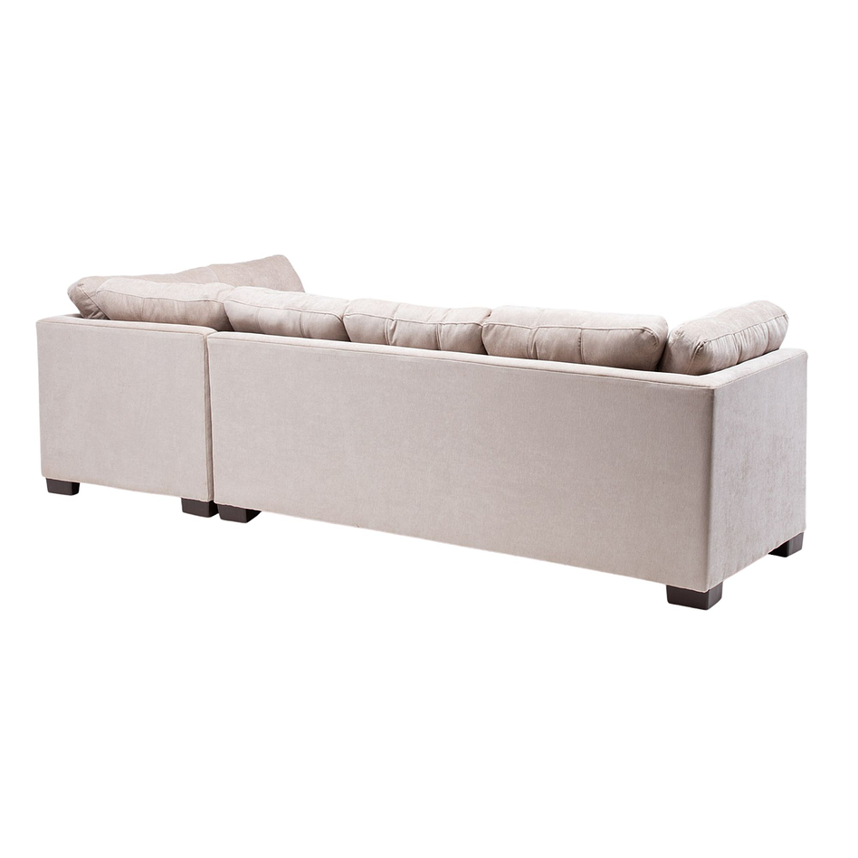 Seccional Edimburgo Derecho Chenille Beige 5