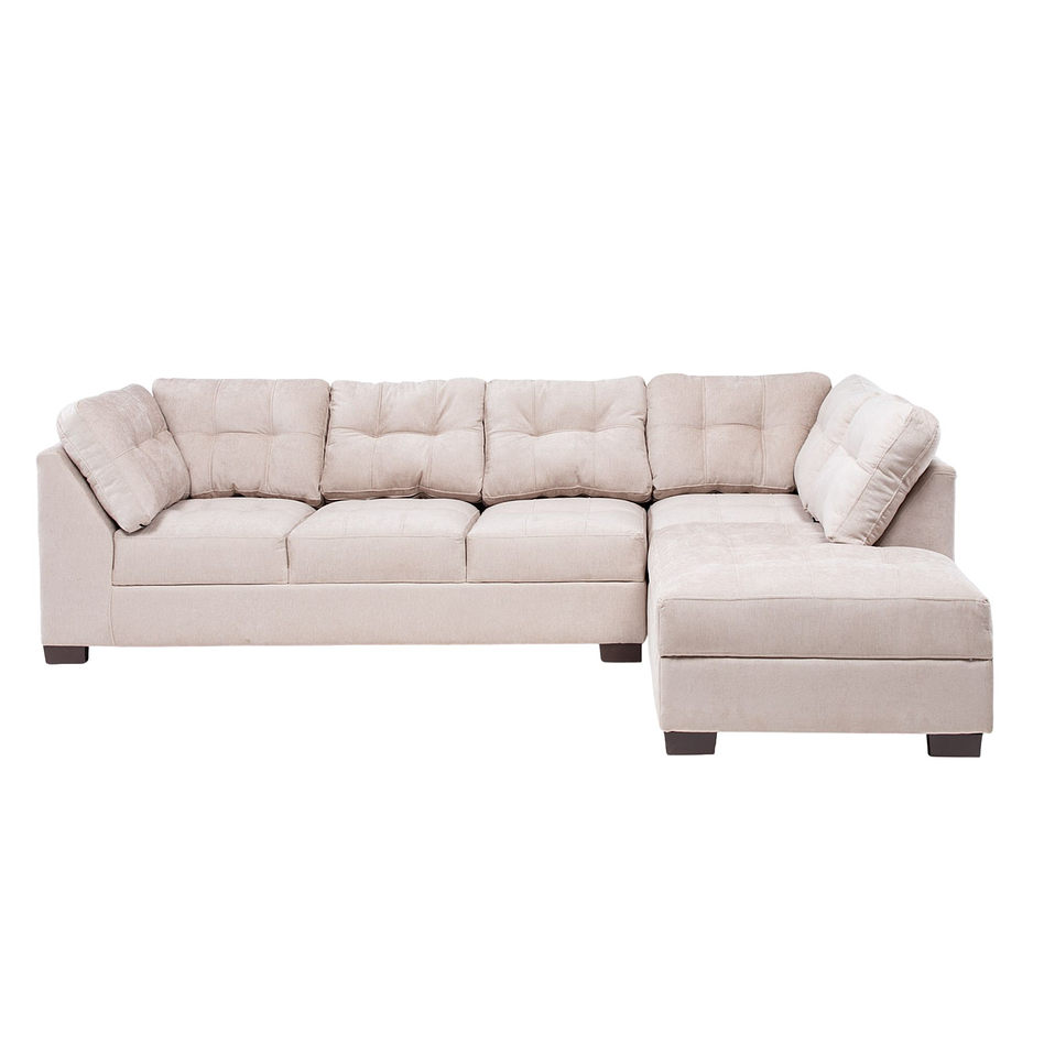 Seccional Edimburgo Derecho Chenille Beige 1