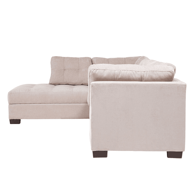 Seccional Edimburgo Izquierdo Chenille Beige 4