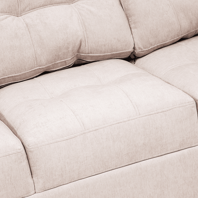 Seccional Edimburgo Izquierdo Chenille Beige 9