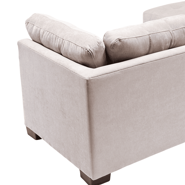 Seccional Edimburgo Izquierdo Chenille Beige 6