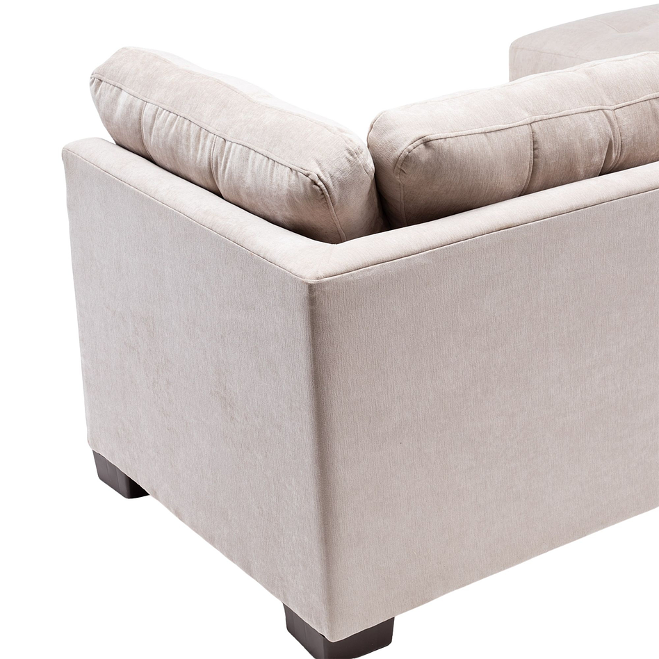 Seccional Edimburgo Izquierdo Chenille Beige 6