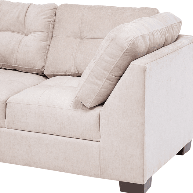 Seccional Edimburgo Izquierdo Chenille Beige 8