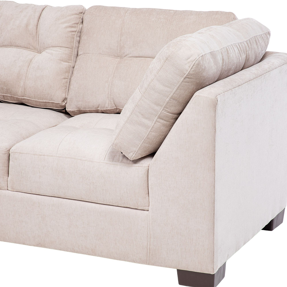 Seccional Edimburgo Izquierdo Chenille Beige 8