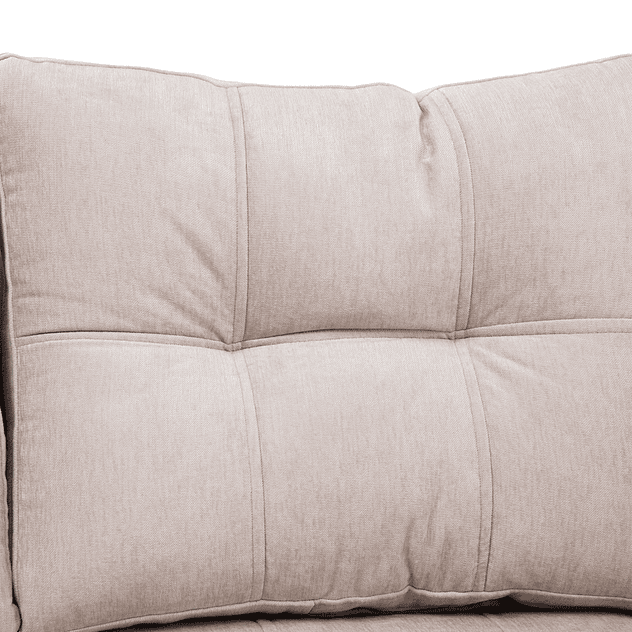 Sofá Edimburgo 3c Chenille Beige 7