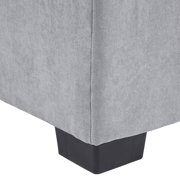 Sofá Edimburgo 3c Chenille Gris Claro 7