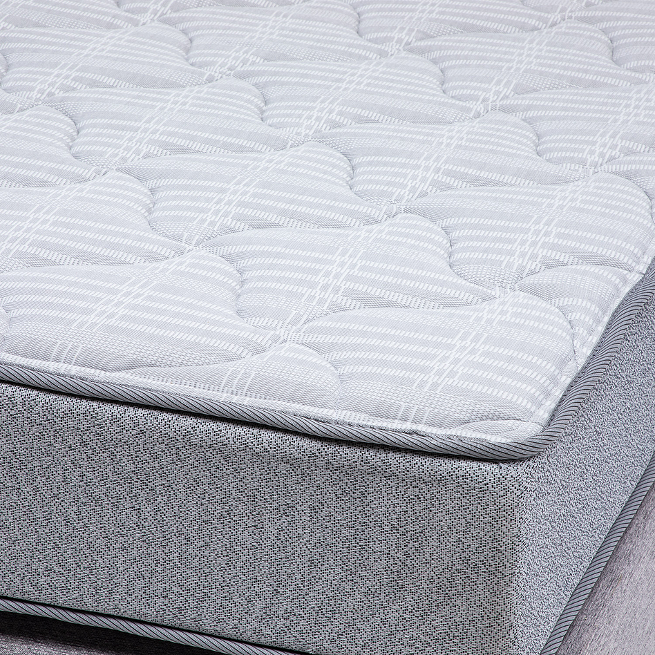 Cama Feel + Respado Rest 1.5 Plaza -  Gris 6