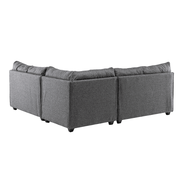 Seccional New Alerce Chenille Gris - TH 2.1.2 5