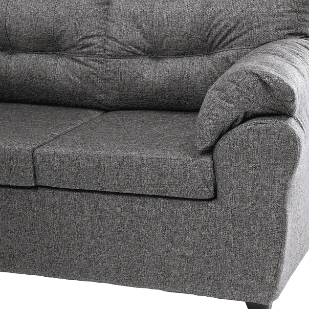 Seccional New Alerce Chenille Gris - TH 2.1.2 7