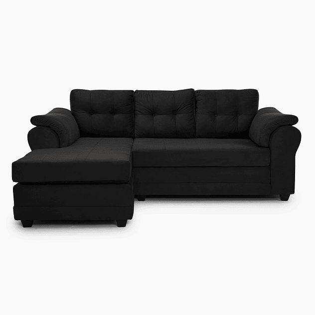 Seccional Queen Intercambiable Felpa Negro 3.1 1