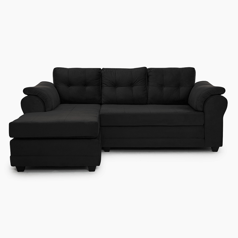 Seccional Queen Intercambiable Felpa Negro 3.1 1