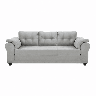 Sofá Mercury Felpa Gris 3c