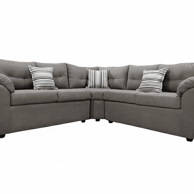 Seccional New Alerce Tela Gris 2.1.2 1