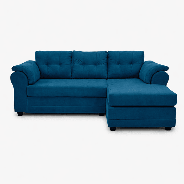 Seccional Queen Intercambiable Felpa Petroleo 3.1 1