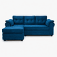 Seccional Queen Intercambiable Felpa Petroleo 3.1 - Miniatura 3