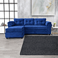 Seccional Queen Intercambiable Felpa Azul 3.1 - Miniatura 2