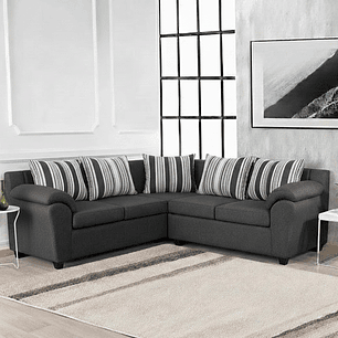 Seccional Cattaleya Tela Gris Oscuro 3.2