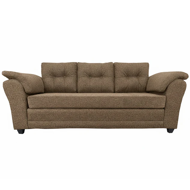 Sofá Mercury Tela Café 3c 1