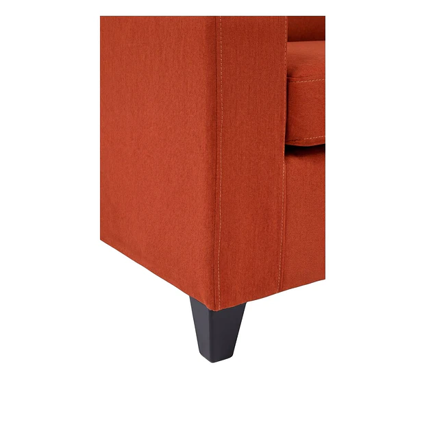 Seccional Jazmin Velvet Terracota 3.1 6