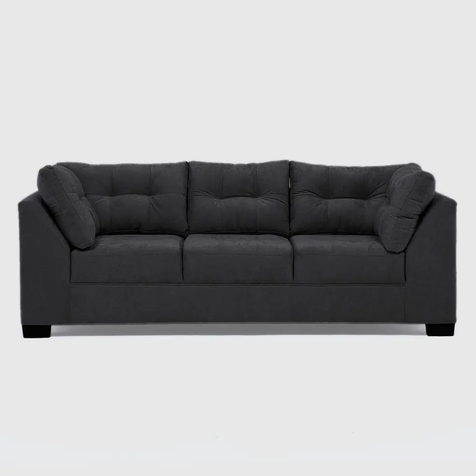 Sofá Edimburgo 3c Chenille Negro 1