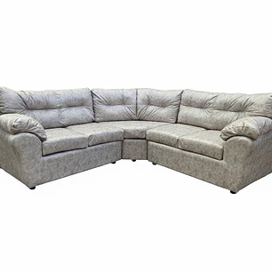 Seccional Alerce Tela Beige Envejecido 2.1.2 - Aspecto cuero