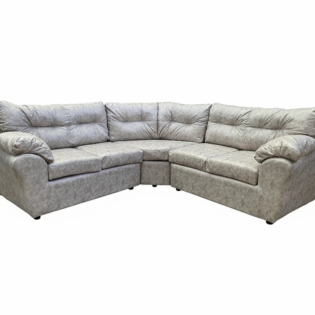 Seccional Alerce Tela Beige Envejecido 2.1.2 - Aspecto cuero 1