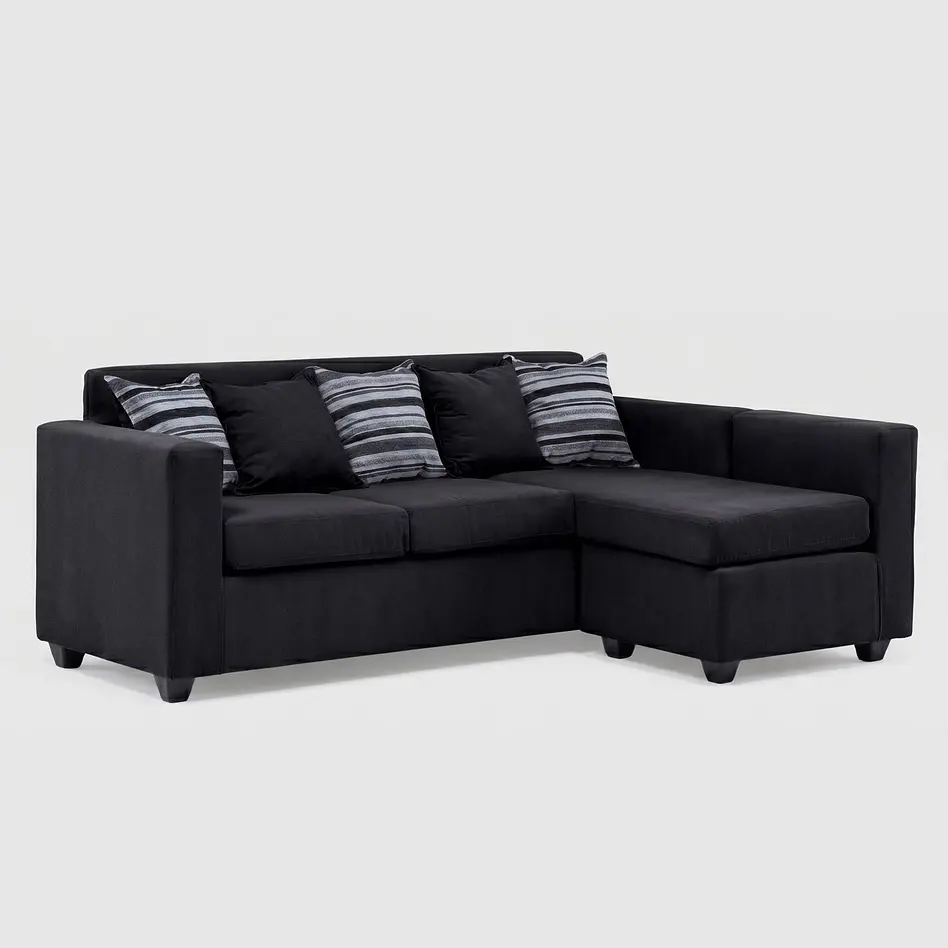Seccional Jazmin Velvet Negro 3.1 4