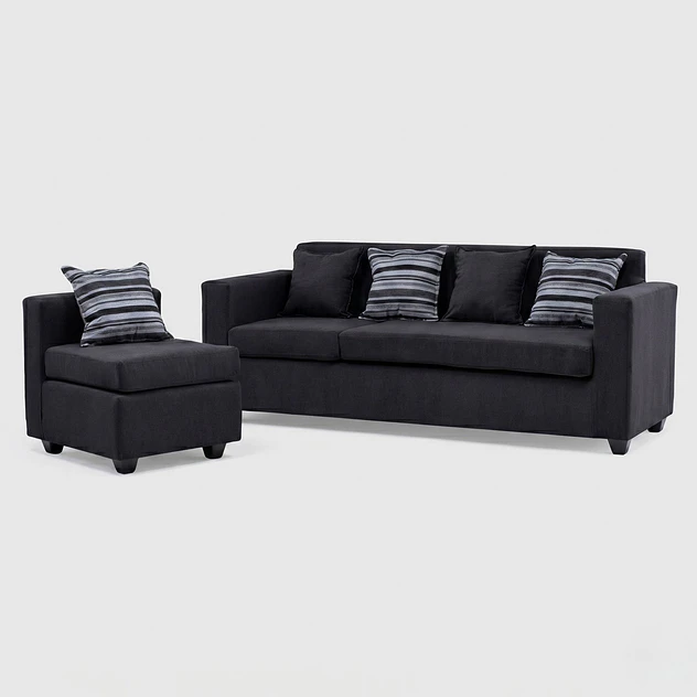 Seccional Jazmin Velvet Negro 3.1 3