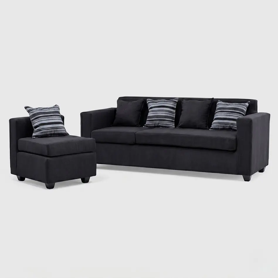 Seccional Jazmin Velvet Negro 3.1 3