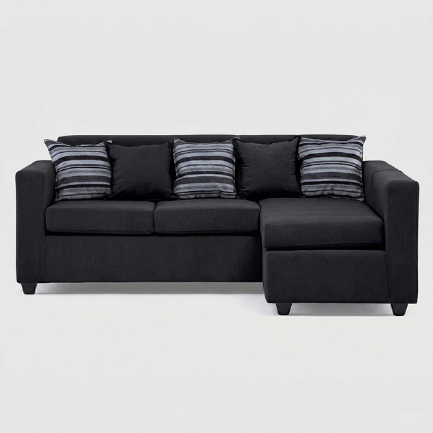 Seccional Jazmin Velvet Negro 3.1 1