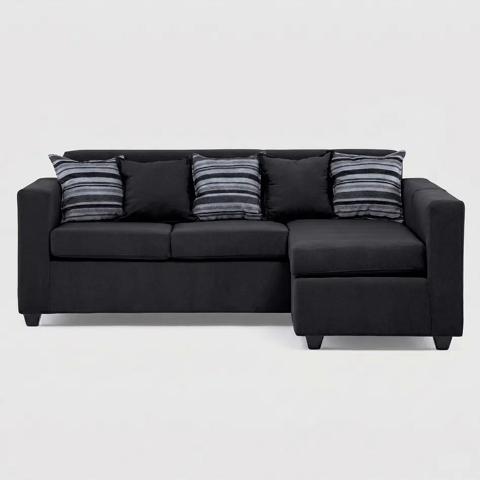 Seccional Jazmin Velvet Negro 3.1 1