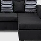 Seccional Jazmin Velvet Negro 3.1 - Miniatura 5