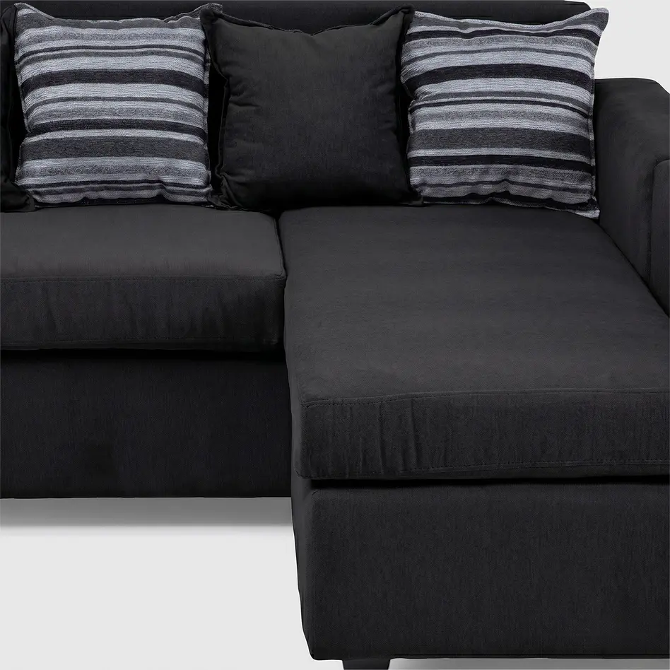 Seccional Jazmin Velvet Negro 3.1 5