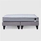 Cama Europea Feel King Tela Gris - Miniatura 1