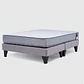 Cama Europea Feel King Tela Gris - Miniatura 2